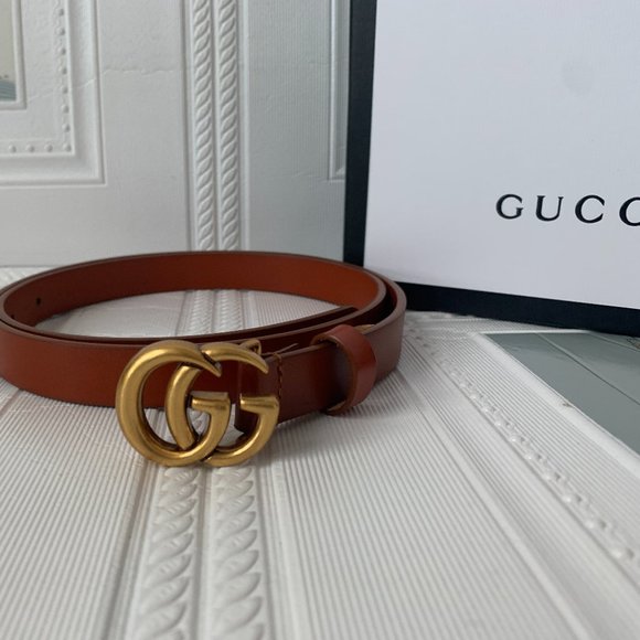 Leather belts with Double G buckle main image 7
